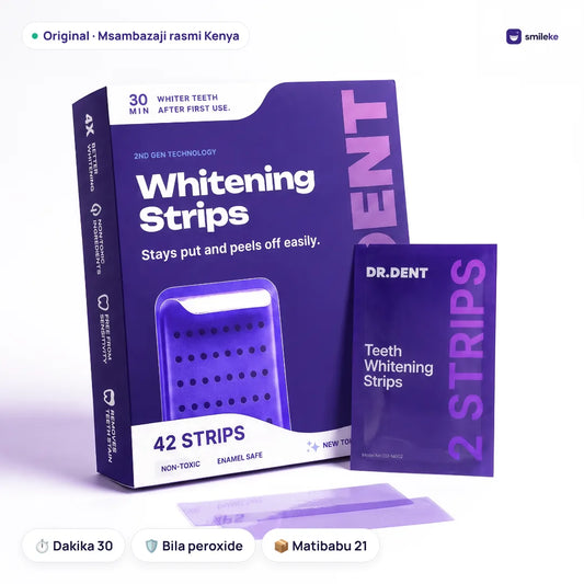 Dr. Dent Whitening Strips, Max White Kit (42 Strips · 21 Treatments)